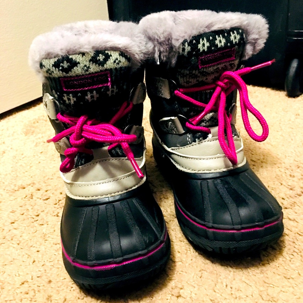Little girls Winter Boots-London Fog Sz 10 toddler